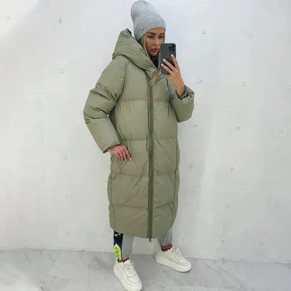 ModeGeist | Langarmwintermantel mit Innenfutter für Damen Ideal für kalte Zeiten