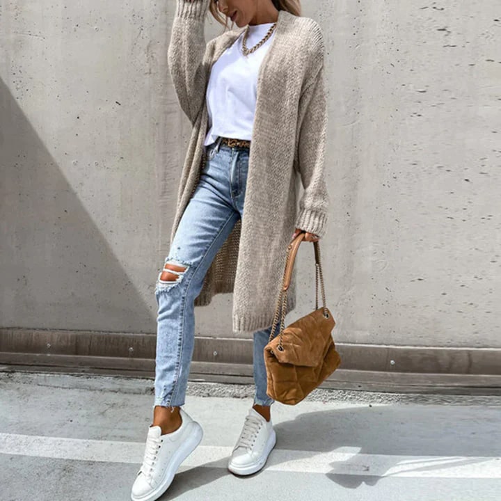 ModeGeist | Langer Strickcardigan