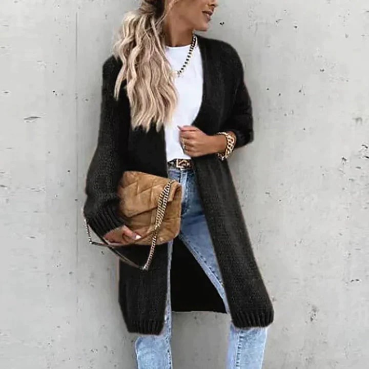 ModeGeist | Langer Strickcardigan