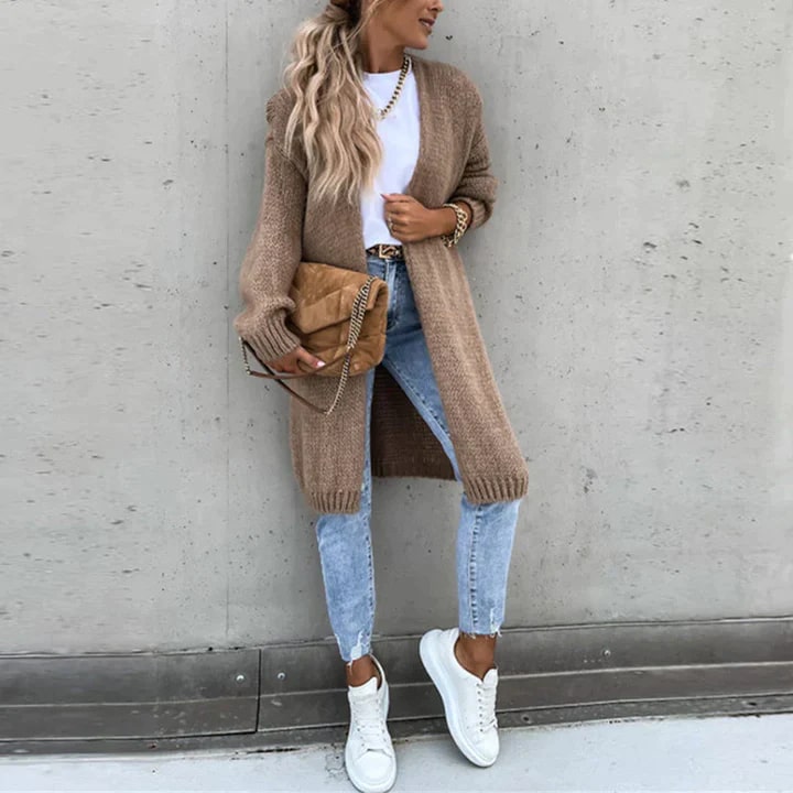 ModeGeist | Langer Strickcardigan