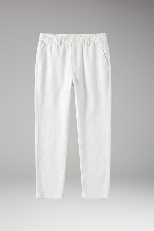 Men’s Casual Trousers with Elasticated Waistband and Side Pockets - Street-Wave