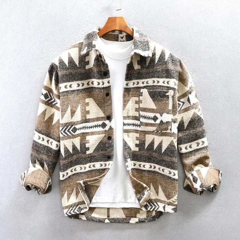 ModeGeist | Aztekenjacke im Hemdenstil