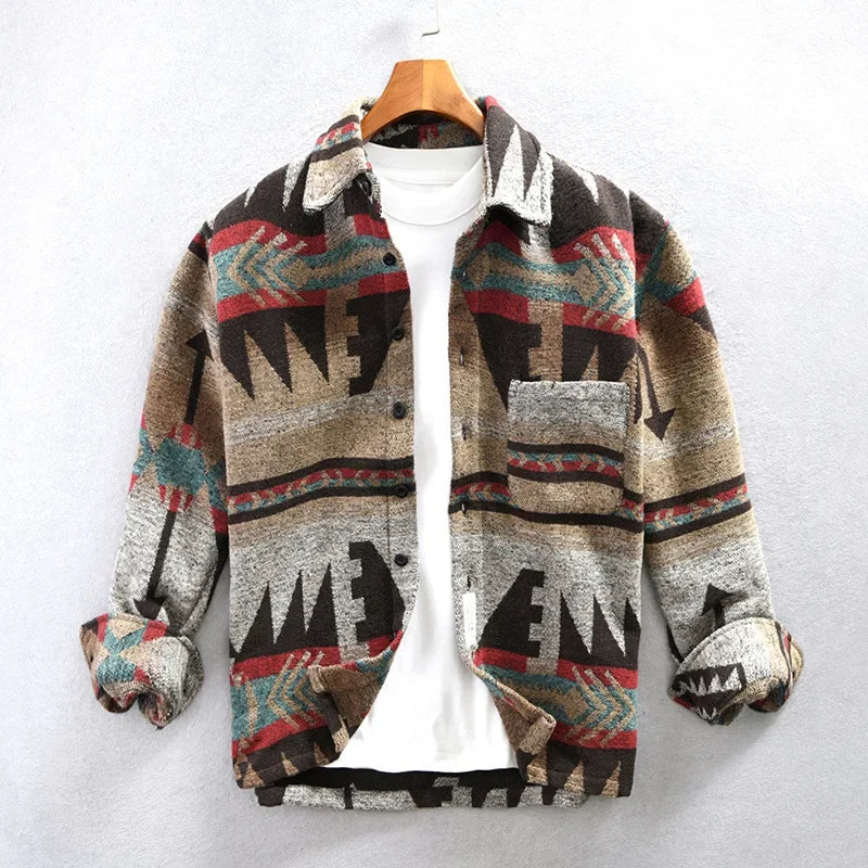 ModeGeist | Aztekenjacke im Hemdenstil