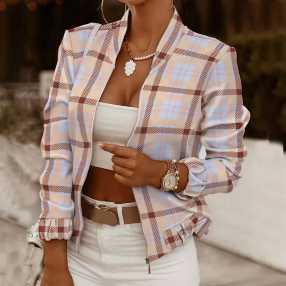 ModeGeist | Elegante Druck-Sommerjacke