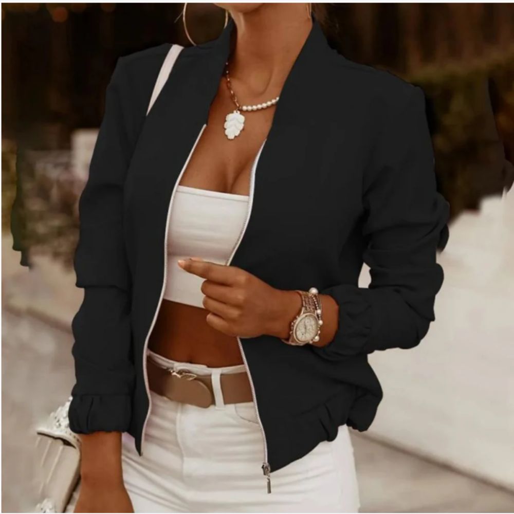 ModeGeist | Elegante Druck-Sommerjacke