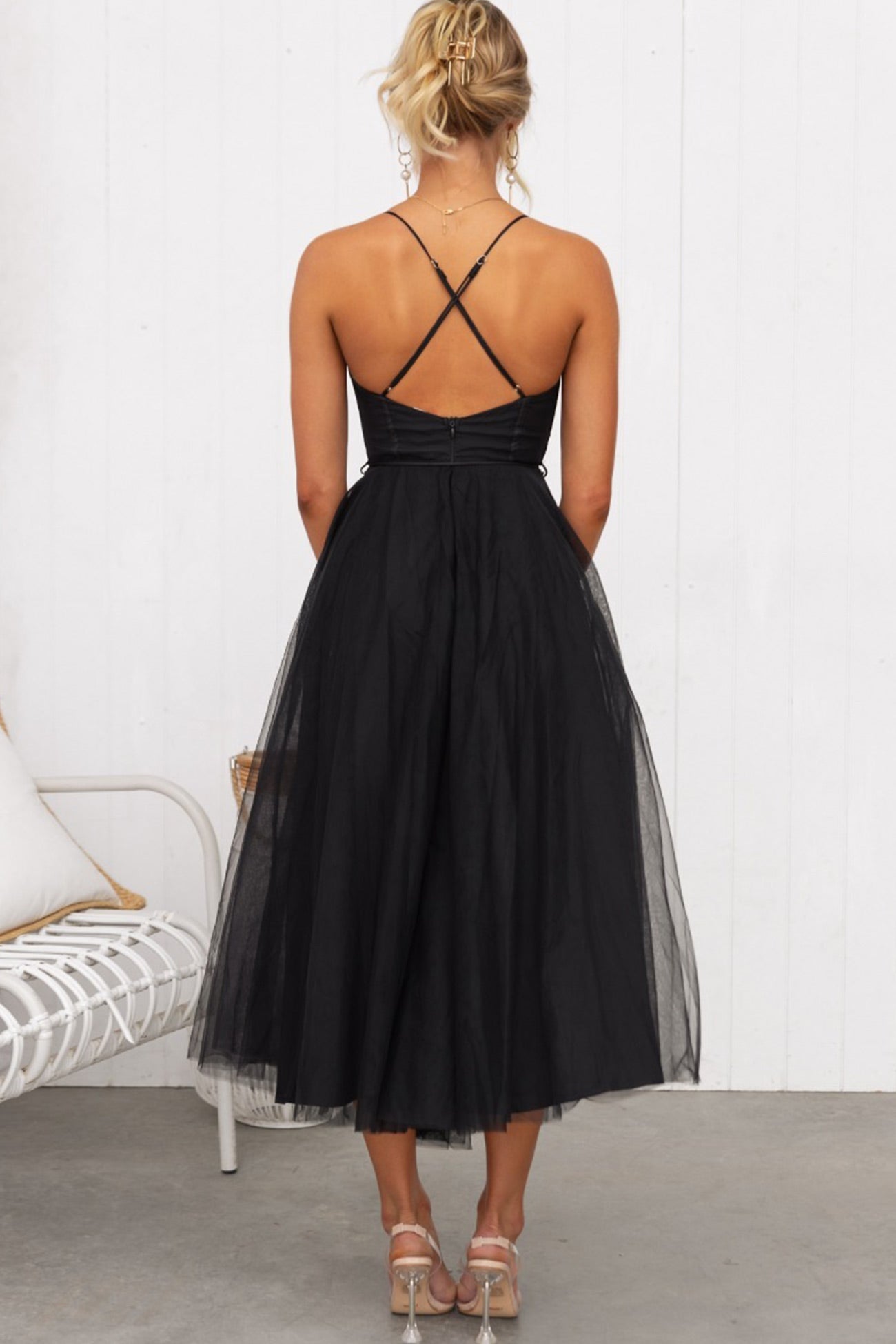 MODEGEIST Schnür-Cami-Kleid mit Korsett