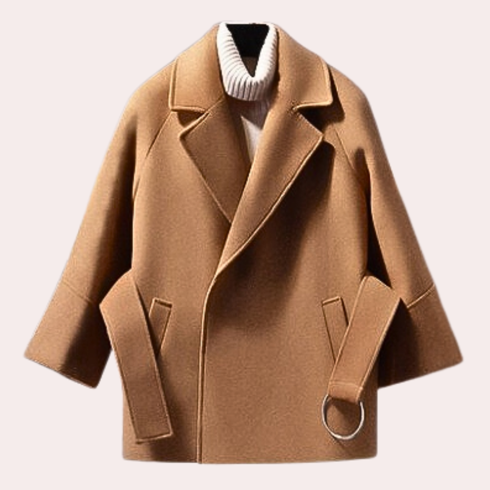 ModeGeist | Sophisticated Herbstgürtelmantel für Damen