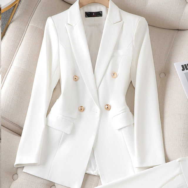 Avelena Damen Blazer und Hose