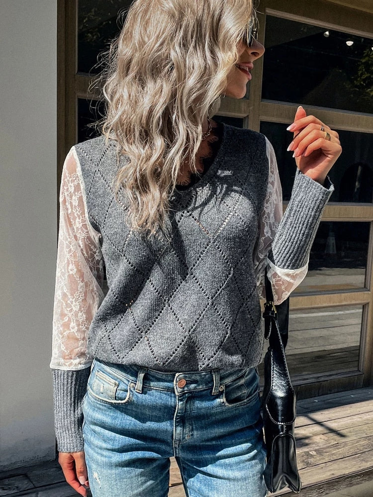 ModeGeist | V-Ausschnitt Top für Damen