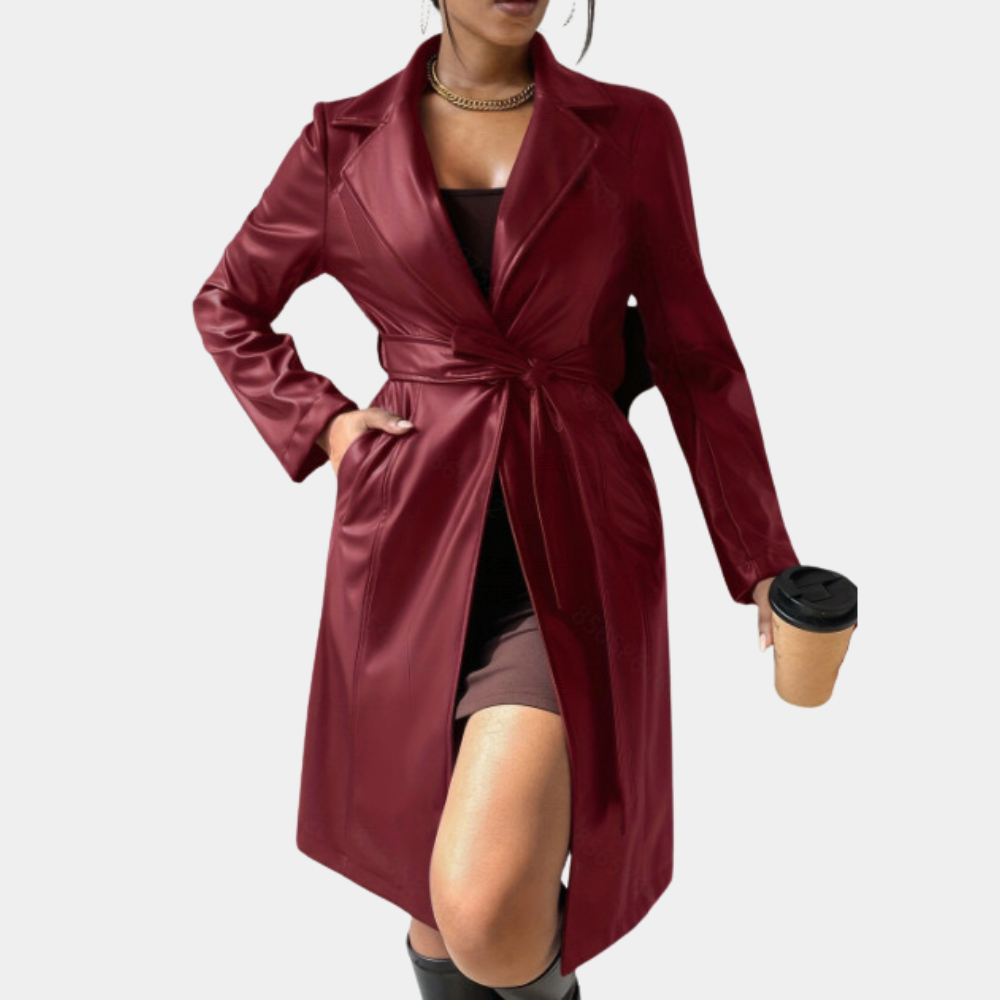 ModeGeist | Stylische Lange Herbstjacke für Damen