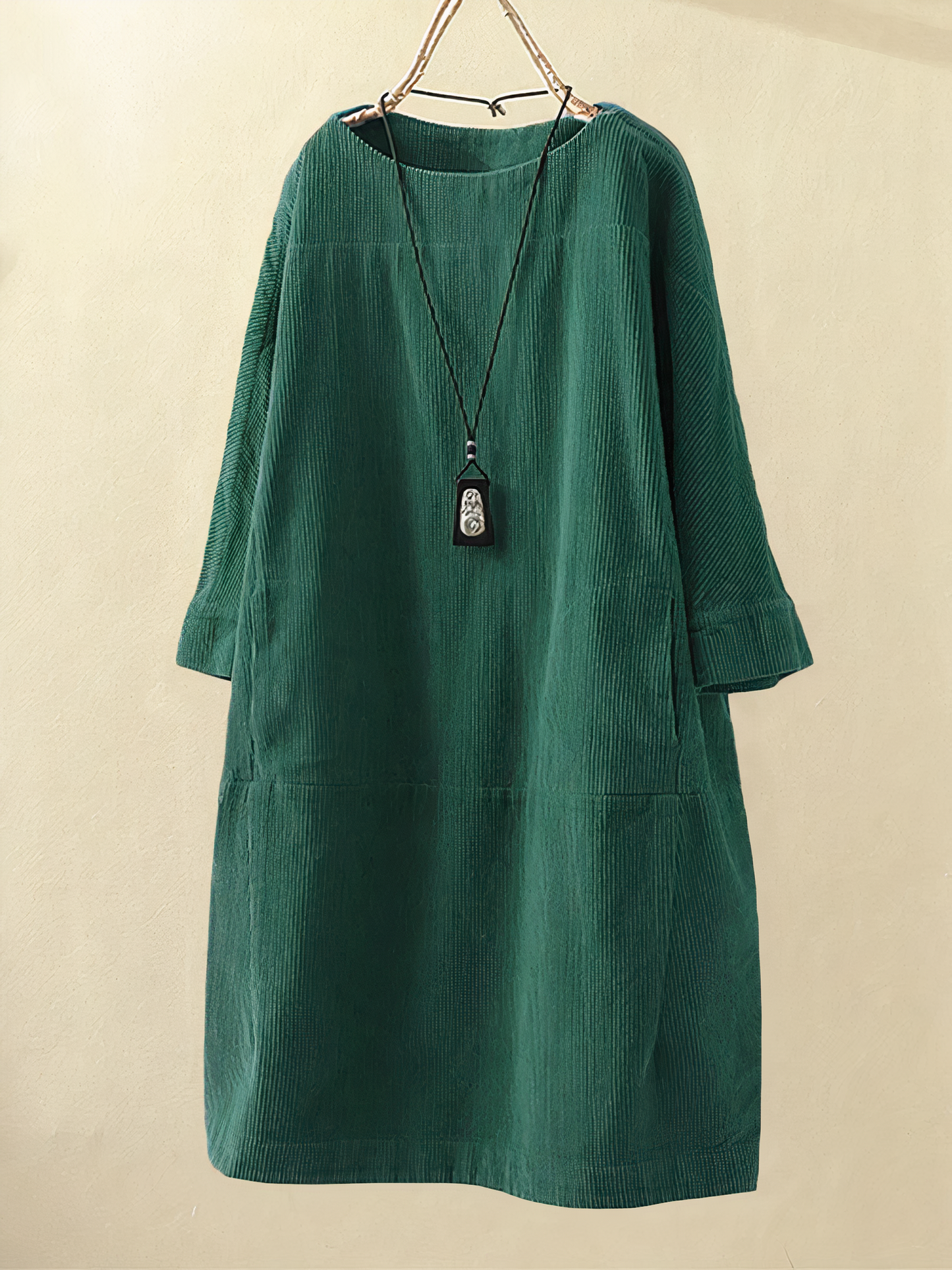Nancy A-Linie Cordkleid