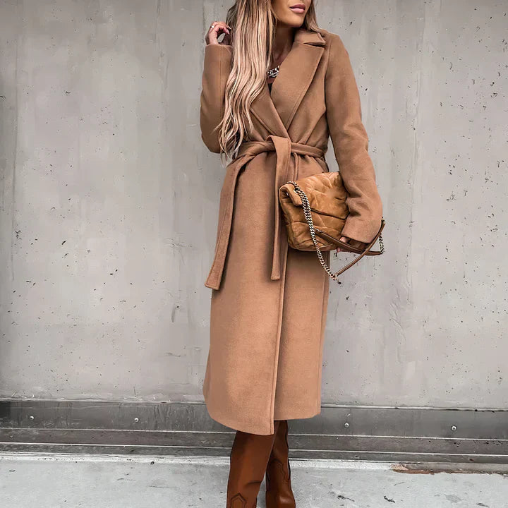ModeGeist | Trenchcoat Aus Wollgemisch für Damen