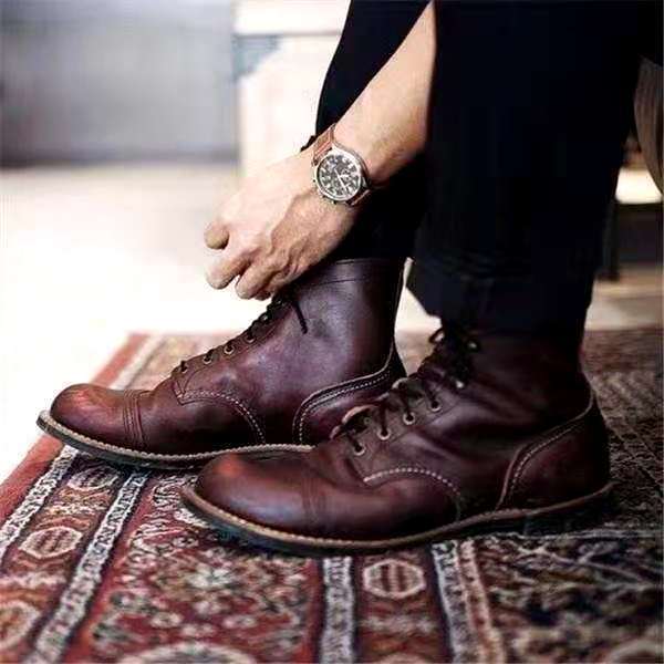 ModeGeist | Retro Schnürstiefel für Männer