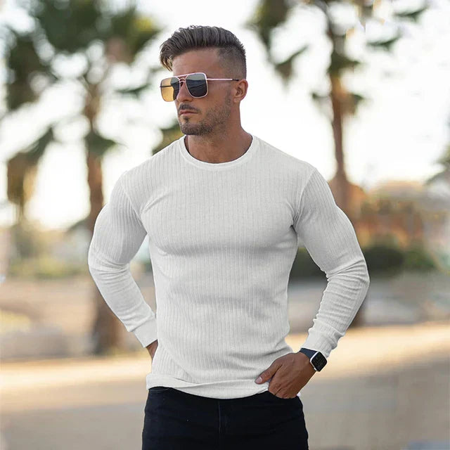 Moderner Herrenpullover von Bonafita - Rick aus stilvoller Strickqualität
