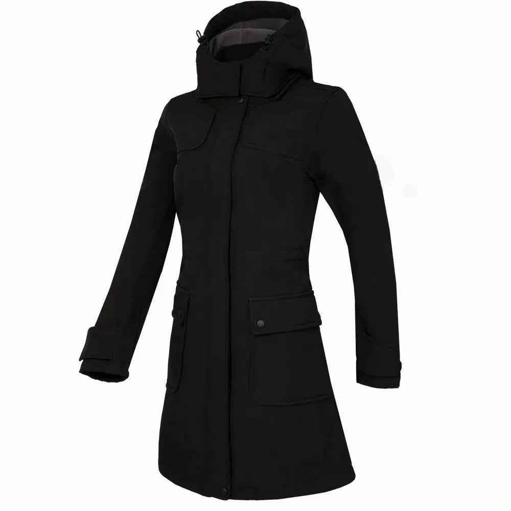 ModeGeist | Damen Freizeit-Kletterjacke mit Kapuze und Reißverschluss Ideal für Herbst Winter