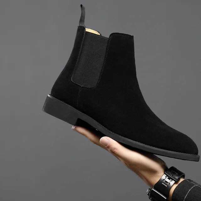 Handgefertigte Herren-Loafer aus Wildleder