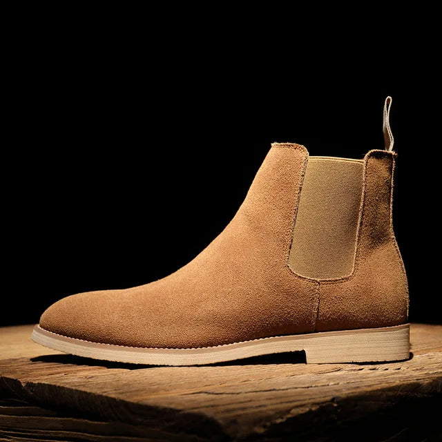 Handgefertigte Herren-Loafer aus Wildleder