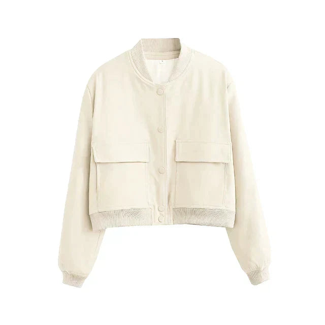 ModeGeist | Kurze Trendige Übergangsjacke für Damen