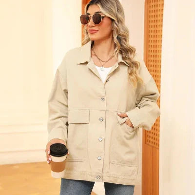 ModeGeist | Trendige Lässige Jacke für Frauen