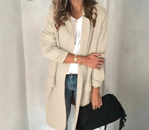 ModeGeist | Elegante Kragen Lang Weste