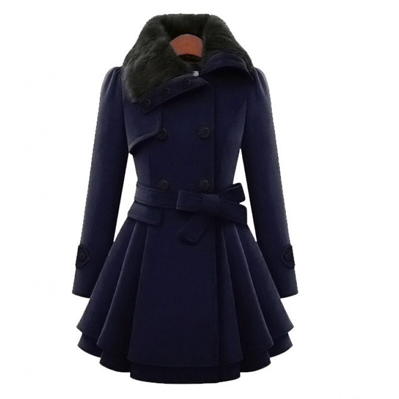 ModeGeist | Damen Winter Trenchcoat