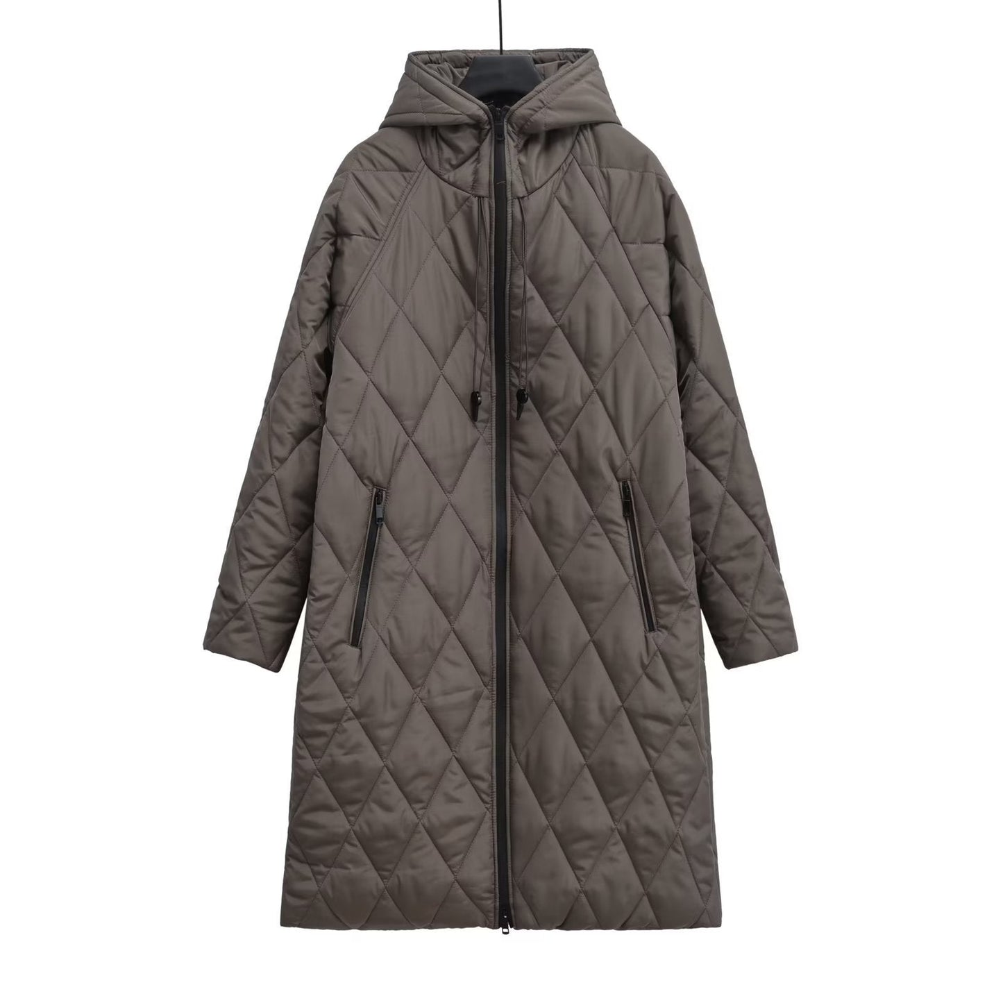 ModeGeist | Lange mit Kapuze und Integrierter Fütterung für Frauen Ideal für Den Winter