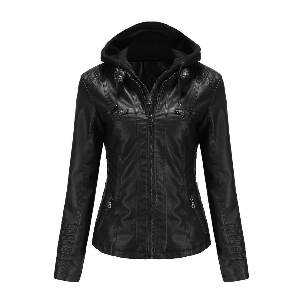 ModeGeist | Trendige Lederjacke für Frauen