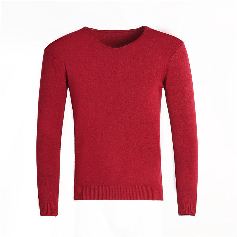 Herren klassischer V-Ausschnitt Pullover ModeGeist