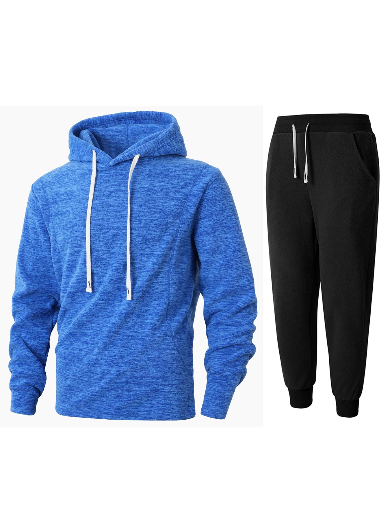 Damen Kuscheliger Fleece-Hoodie und Jogginghose Set ModeGeist
