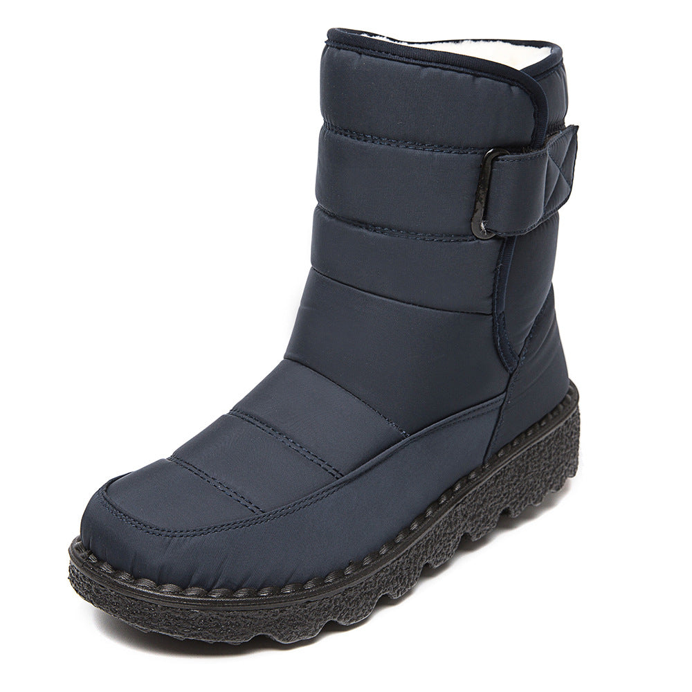ModeGeist | Wasserdichte High-Top Slip-On Schneestiefel