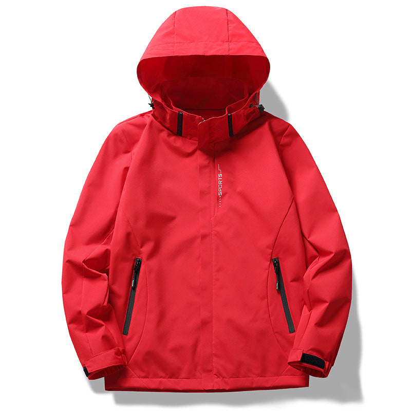 Damen wetterfeste Funktionsjacke mit verstellbarer Kapuze und atmungsaktiven Materialien ModeGeist