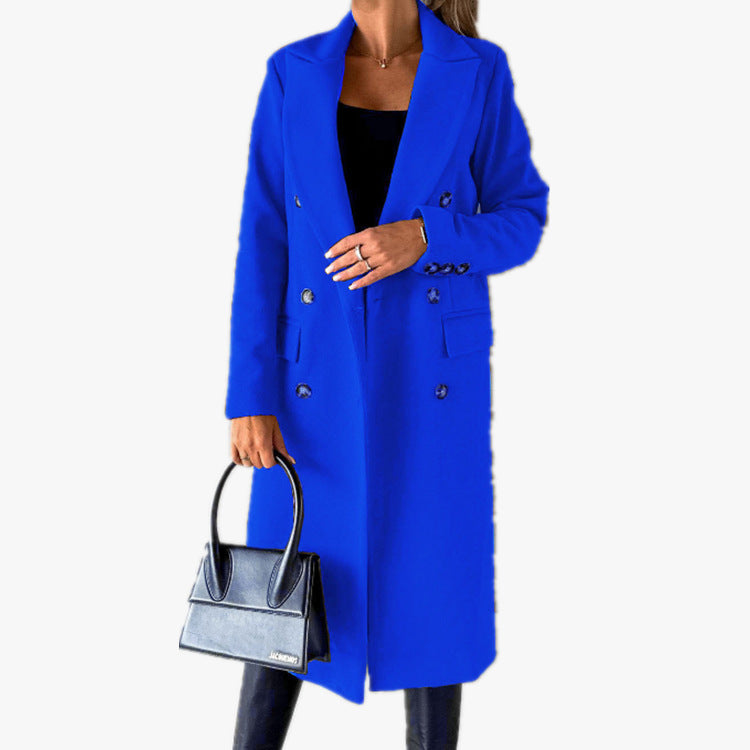 Damen Eleganter und zeitloser Trenchcoat mit doppelter Knopfleiste und praktischen Taschen ModeGeist
