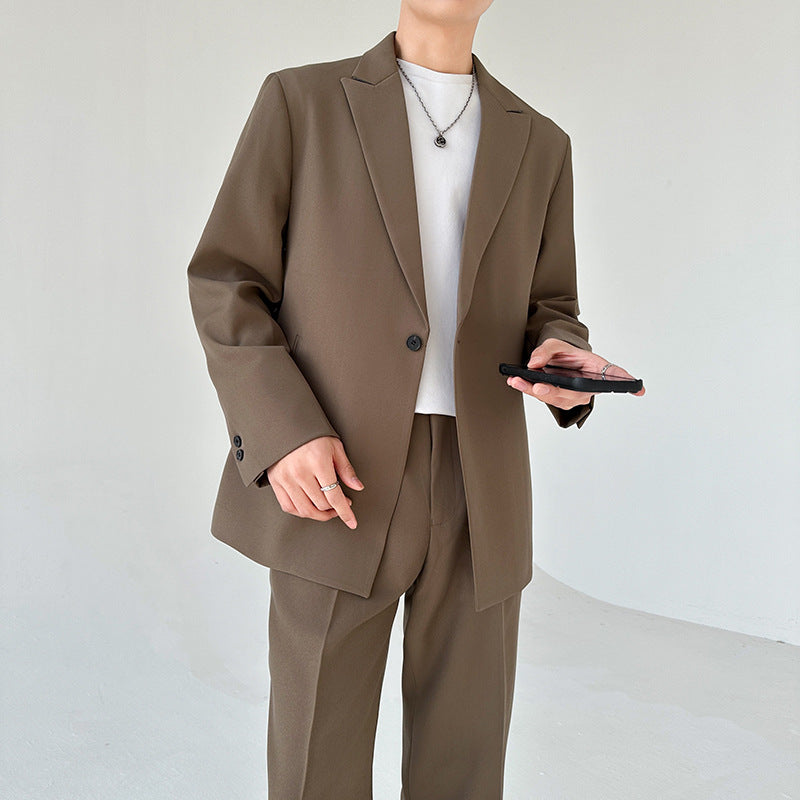 Herren eleganter Anzugblazer mit modernem Schnitt und feinem Innenfutter ModeGeist