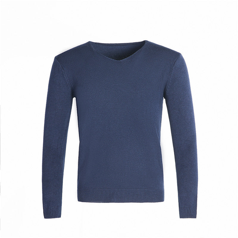 Herren klassischer V-Ausschnitt Pullover ModeGeist