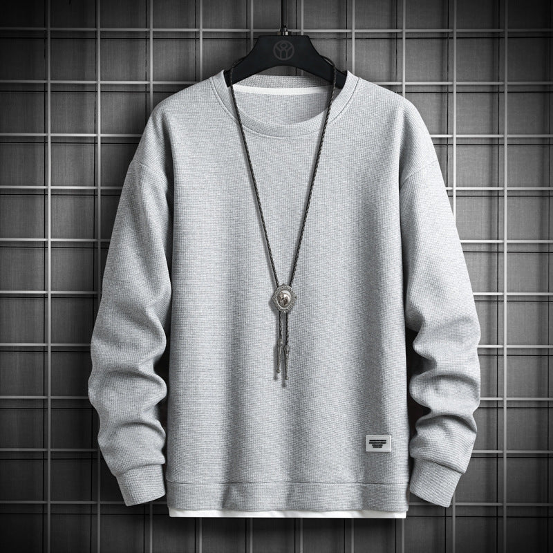 Herren lässiger Sweatshirt mit strukturiertem Stoff und modernem Schnitt ModeGeist