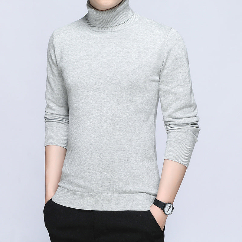 Herren Rollkragenpullover aus hochwertiger, atmungsaktiver Baumwolle ModeGeist