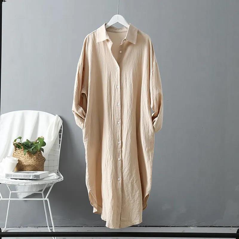 Damen oversized Blusenhemd in lässigem Schnitt mit Knopfleiste ModeGeist