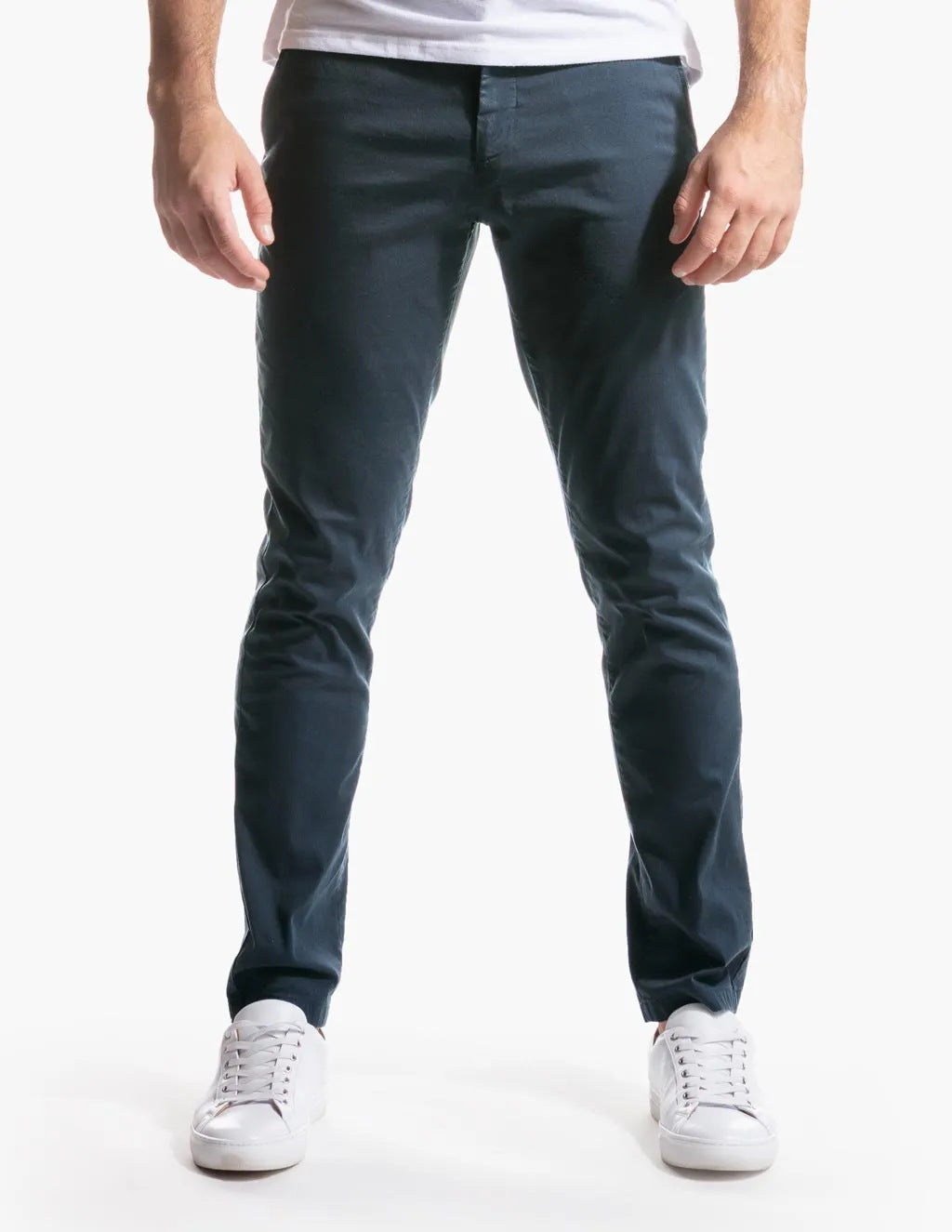 Herren Slim-Fit Chinohose aus atmungsaktivem Material ModeGeist