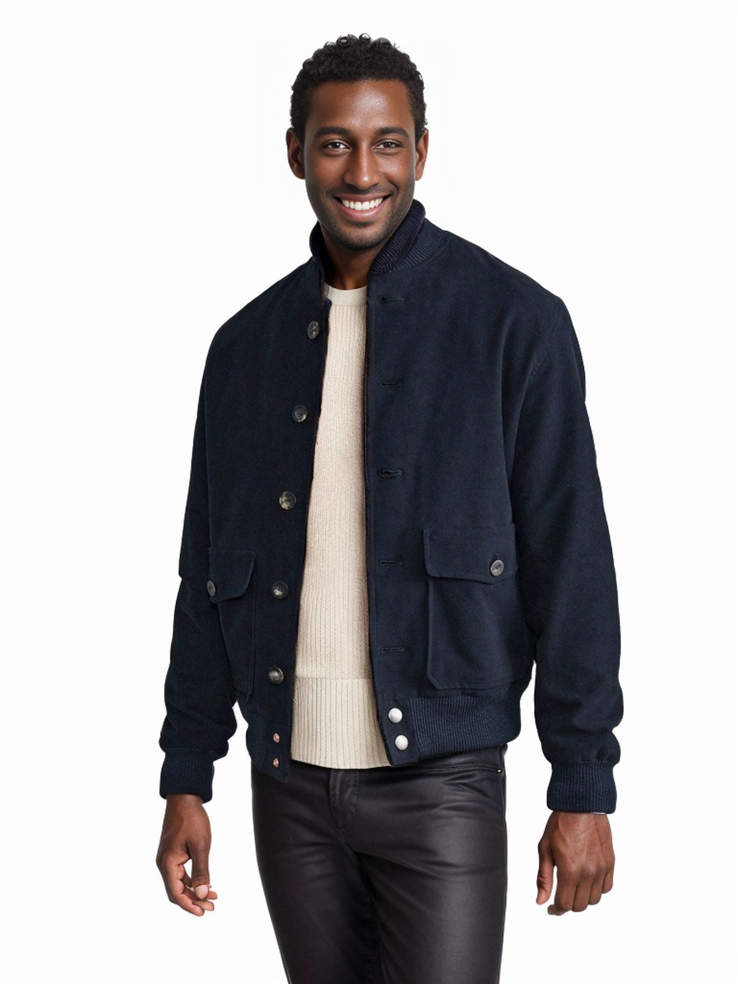 Herren lässige Steppjacke mit praktischen Taschen ModeGeist