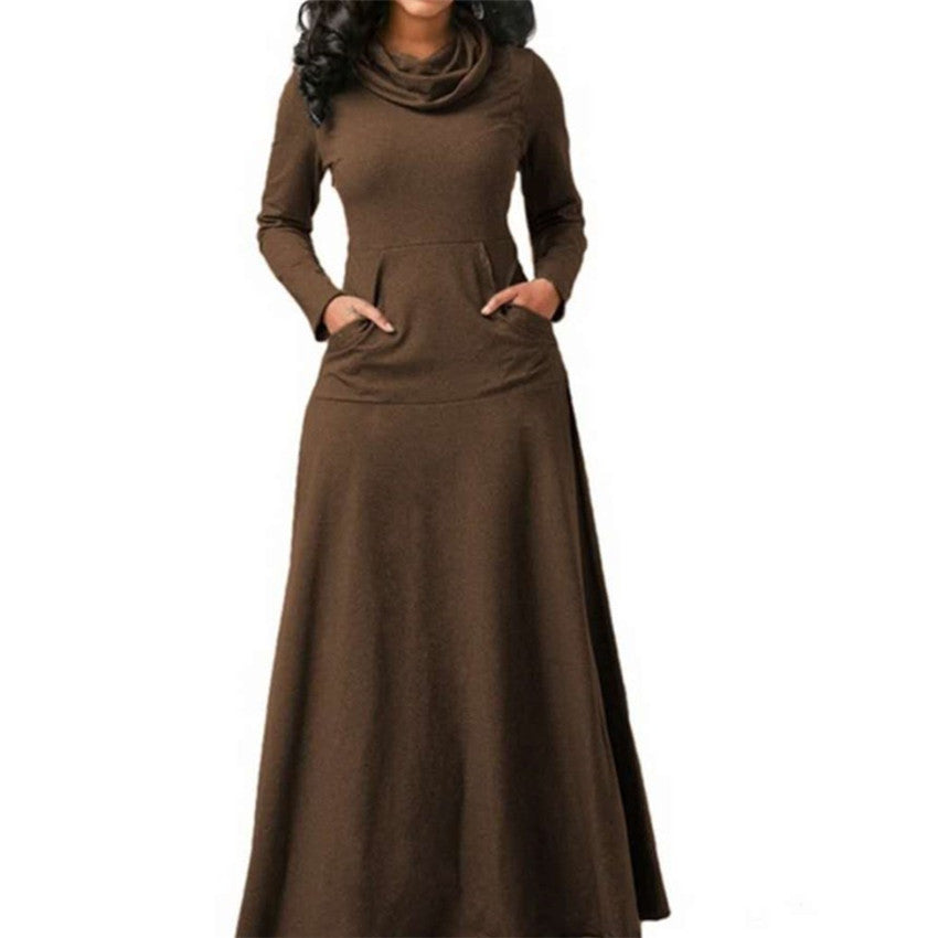 Durchsichtiges, fließendes Abendmaxikleid von Fudus