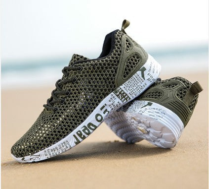 Modische Herren-Sportschuhe, leicht, atmungsaktiv und aus Netzmaterial