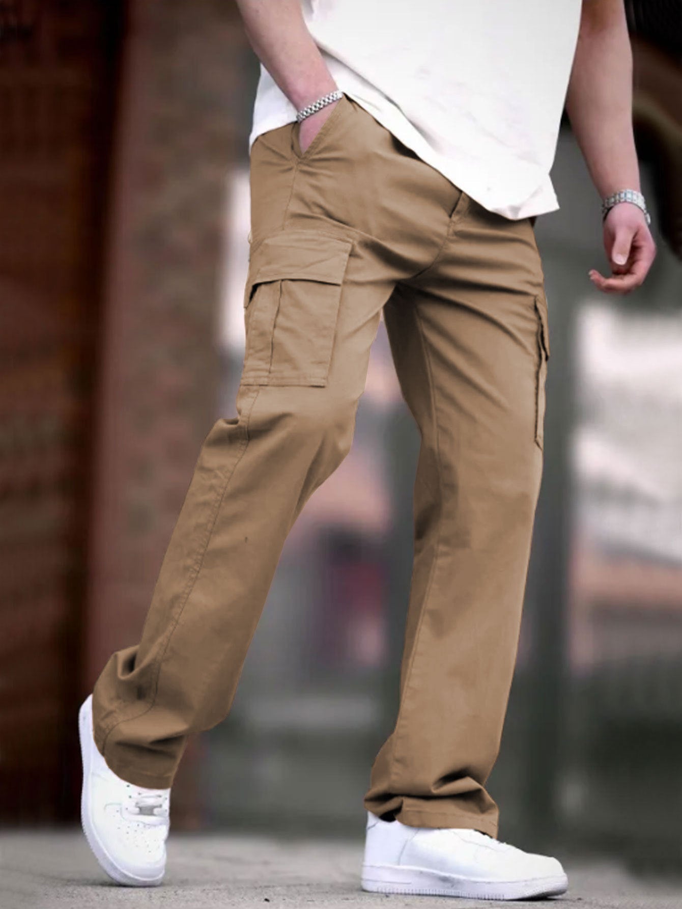 Herren Cargo-Hosen mit multifunktionalen Taschen und atmungsaktivem Stoff ModeGeist