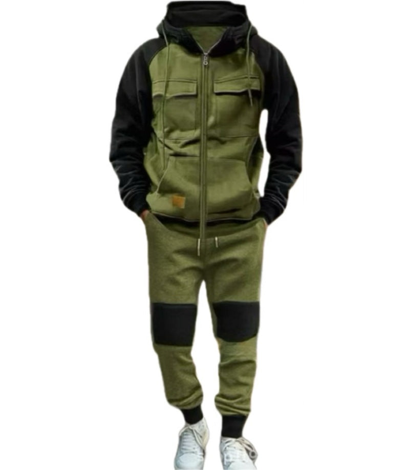 Herren funktionaler Freizeitanzug mit praktischen Taschen ModeGeist