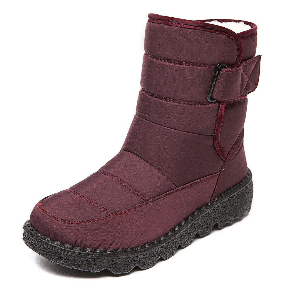 ModeGeist | Wasserdichte High-Top Slip-On Schneestiefel