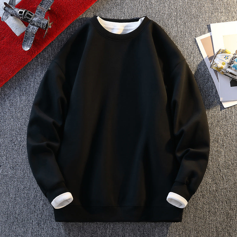 Damen Komfortabler Sweatshirt mit kontrastierenden Ärmeln ModeGeist