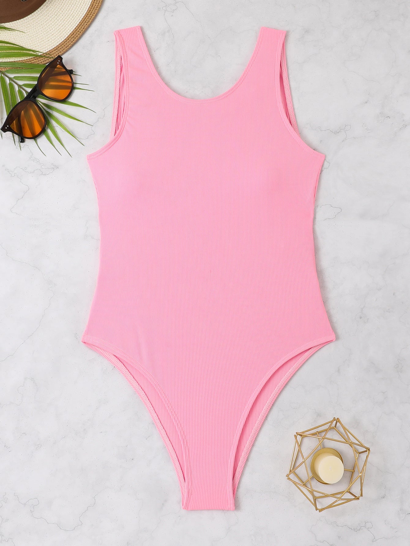Eleganter Damen Badeanzug mit Rippstruktur von MODEGEIST
