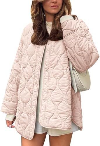 Damen Lässige Steppjacke mit praktischen Taschen und lässigem Schnitt ModeGeist