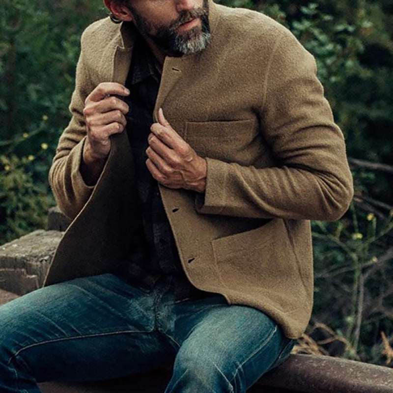 Herren bequemer und stilvoller Cardigan mit praktischen Taschen ModeGeist
