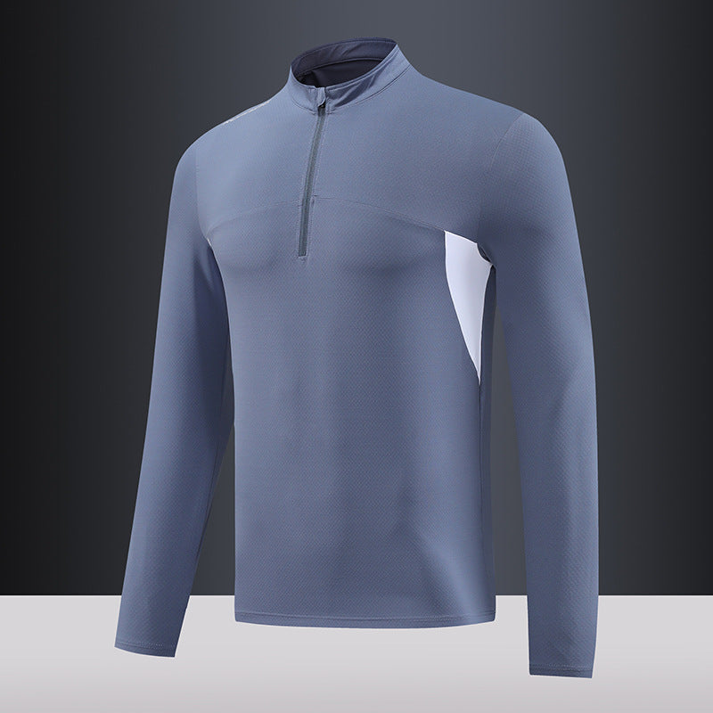 Herren Funktions-Thermoshirt mit Stehkragen und Reißverschluss ModeGeist