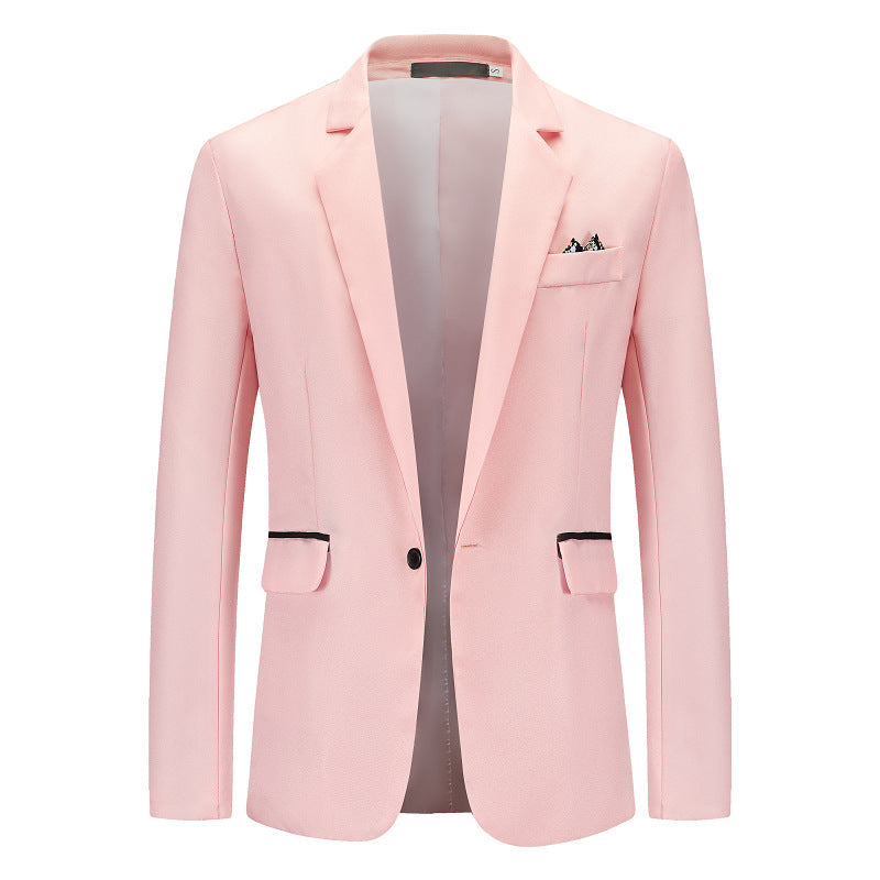 Herren Eleganter Anzugblazer mit feiner Struktur und modernem Schnitt ModeGeist